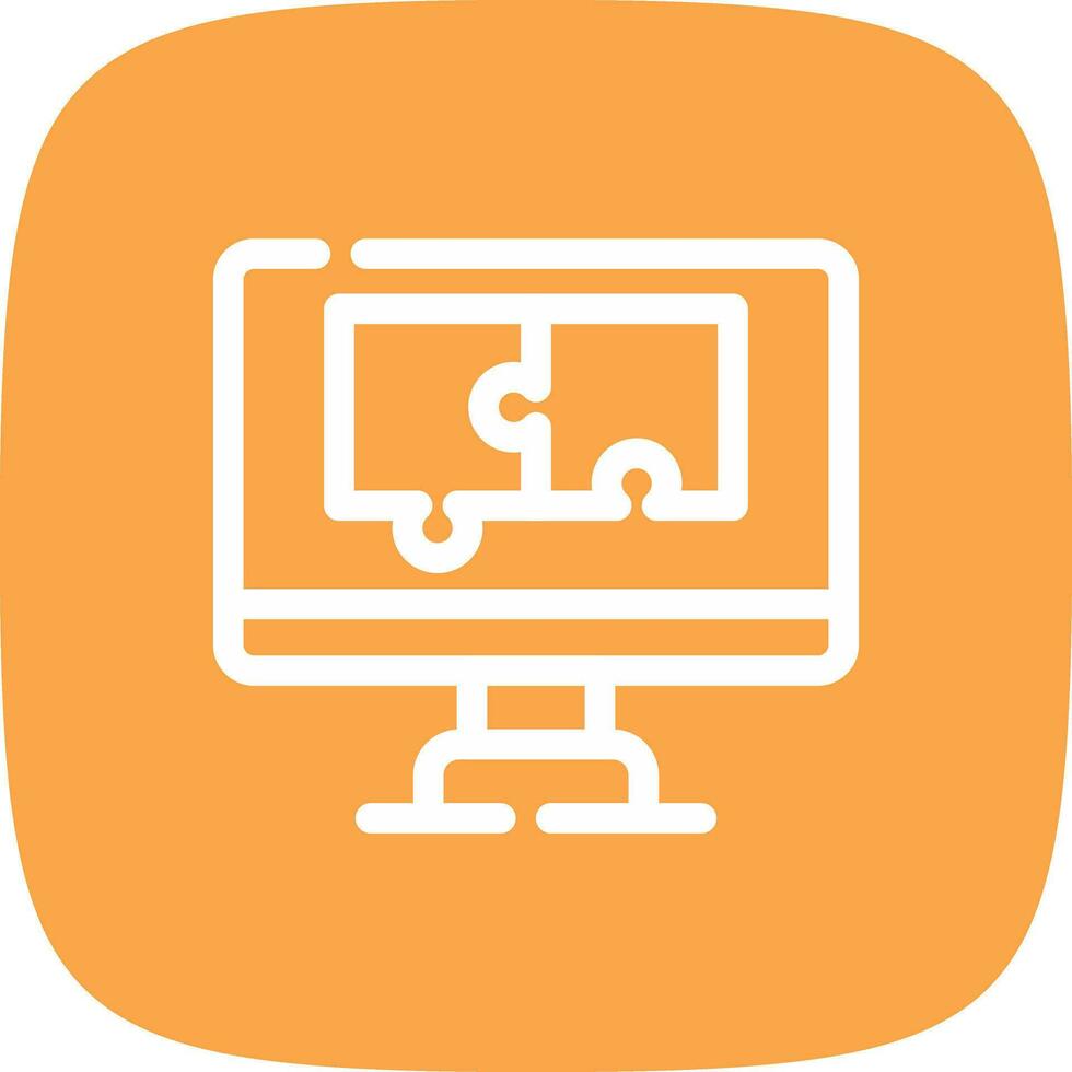 Puzzle Creative Icon Design vector