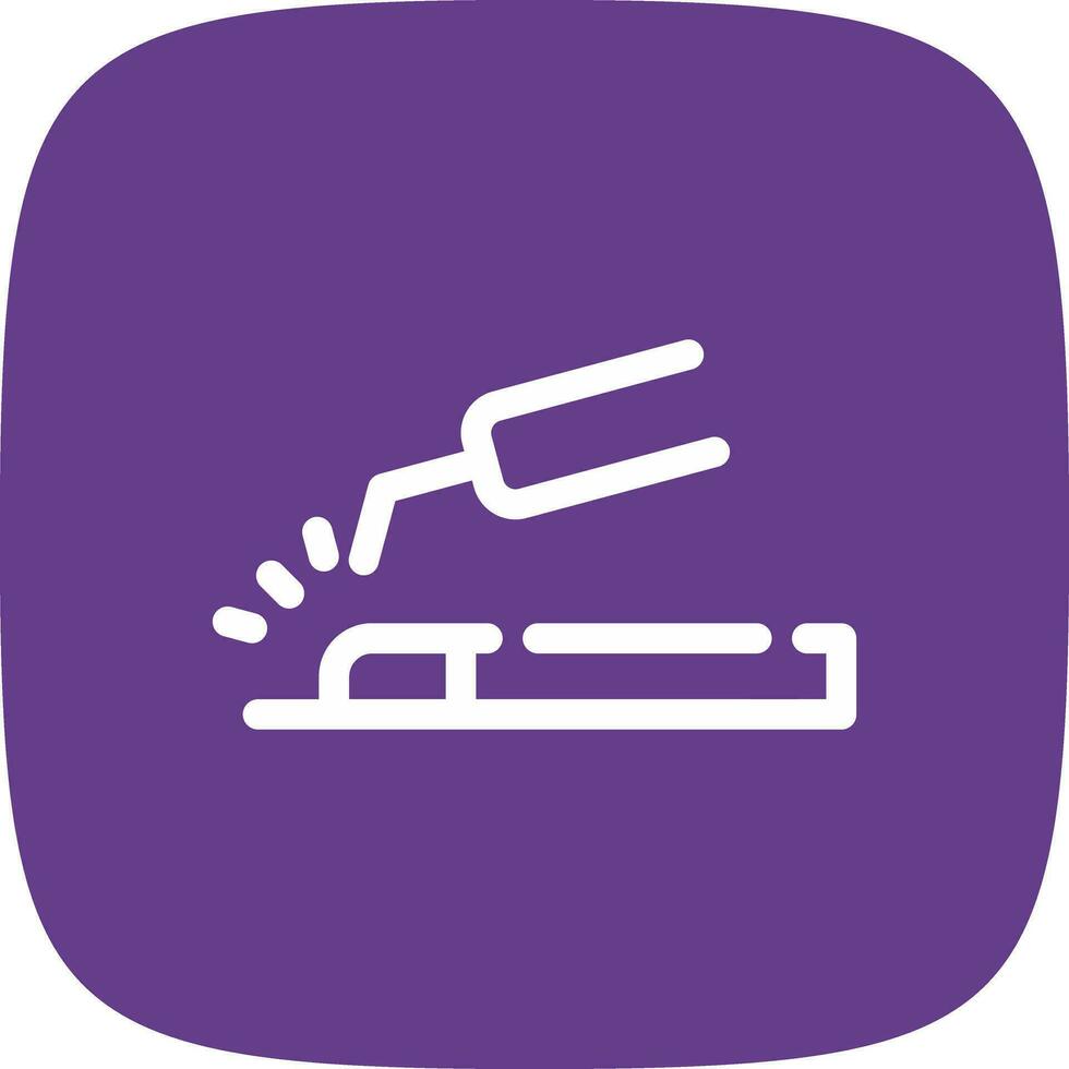 Welding Machine Creative Icon Design vector