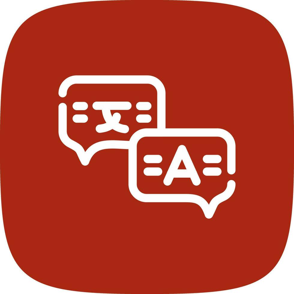 Language Creative Icon Design vector