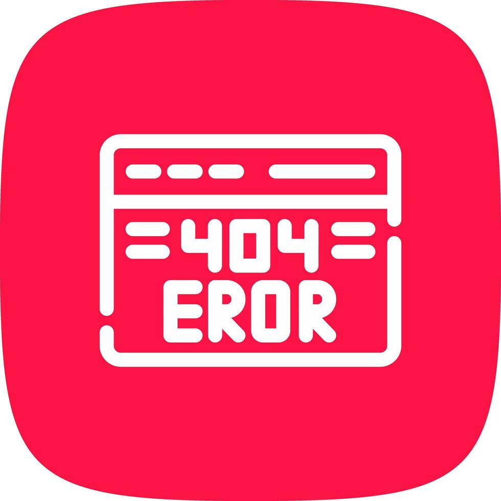 404 Error Creative Icon Design vector