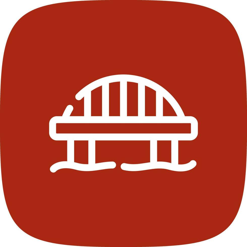 Bridge Creative Icon Design vector