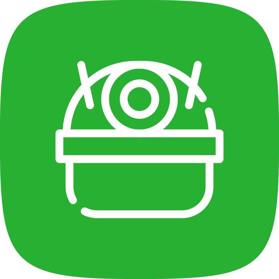 Helmet Creative Icon Design vector