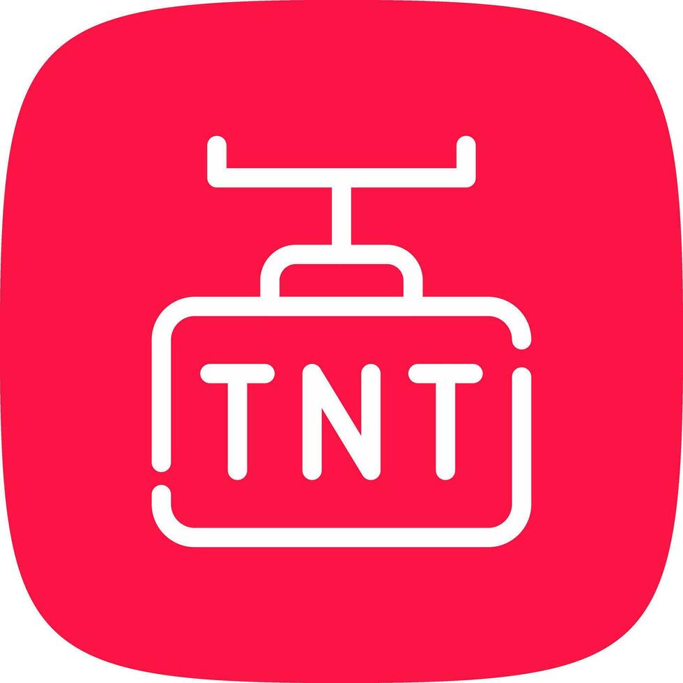 diseño de icono creativo tnt vector