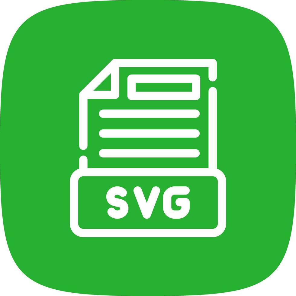 diseño de icono creativo de archivo svg vector