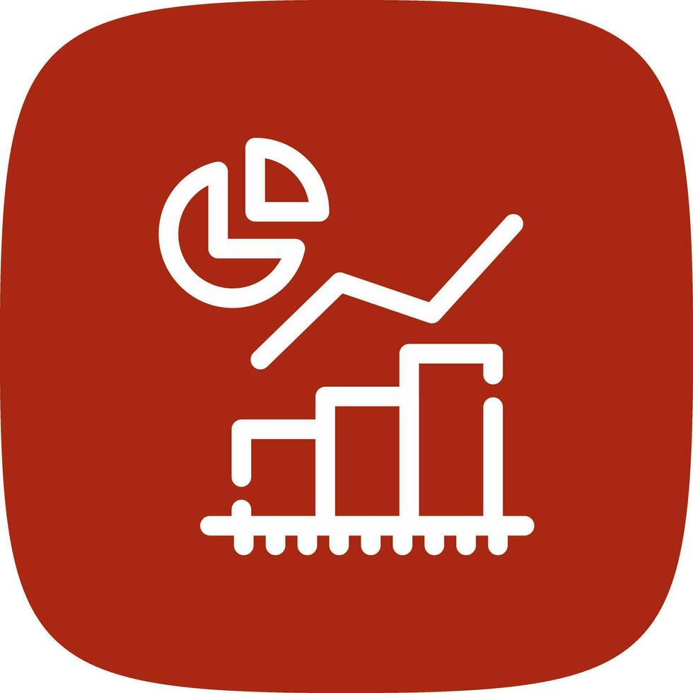 Statistical Analysis Creative Icon Design vector