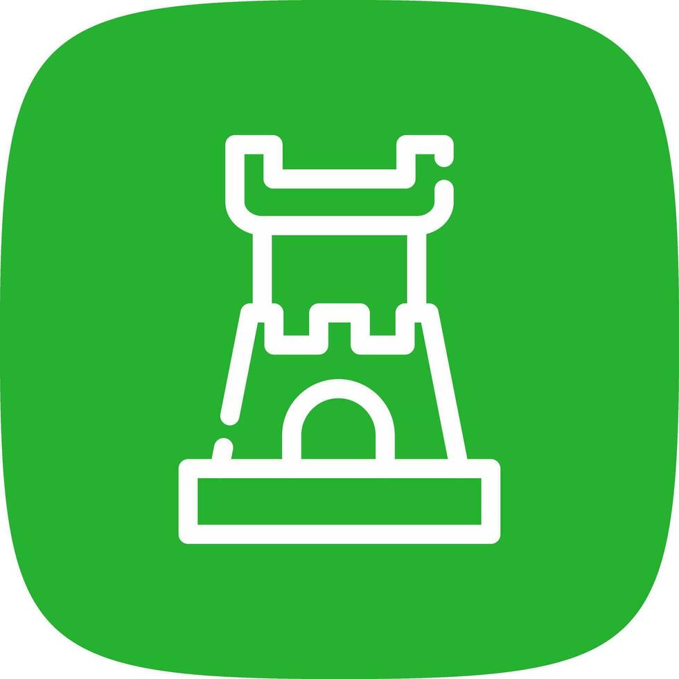 Castle Creative Icon Design vector