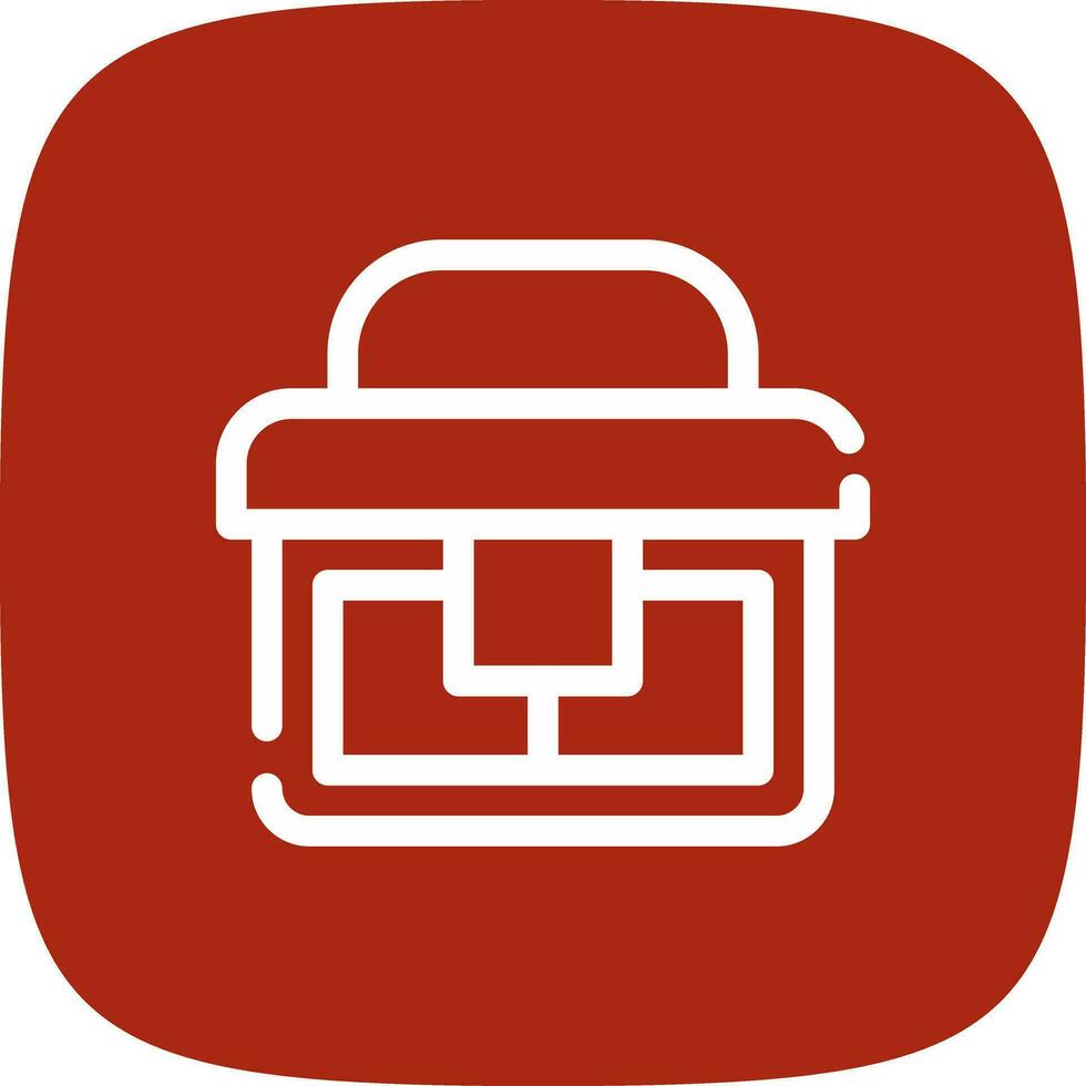 Fish Cooler Creative Icon Design vector