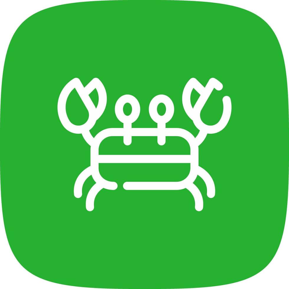 Crab Creative Icon Design vector