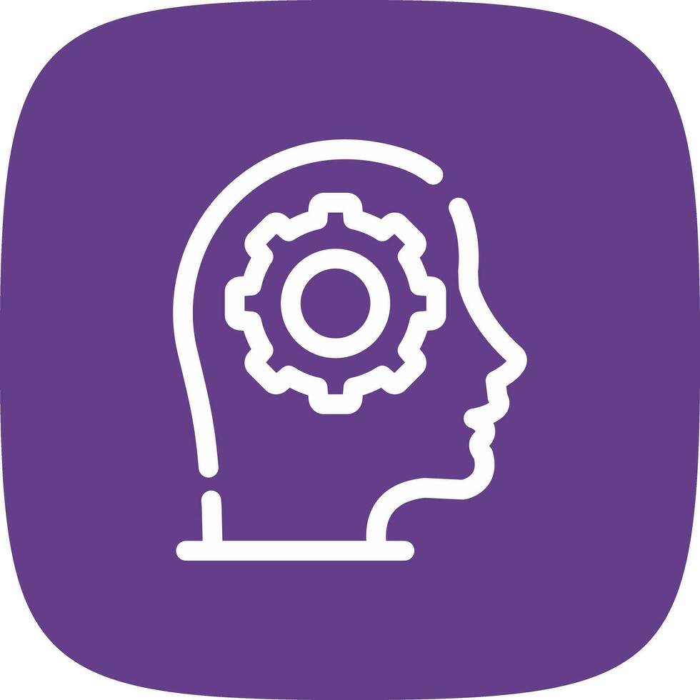 Machine Learning Creative Icon Design vector