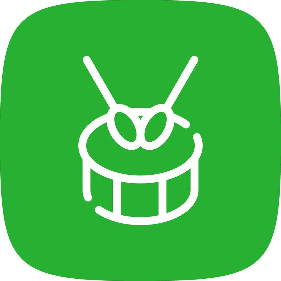 Drum Creative Icon Design vector
