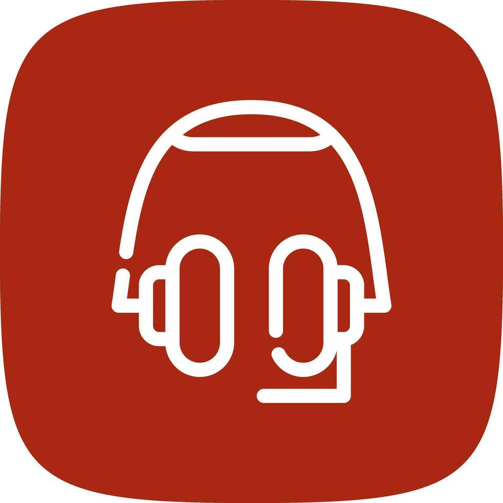 Headphones Creative Icon Design vector