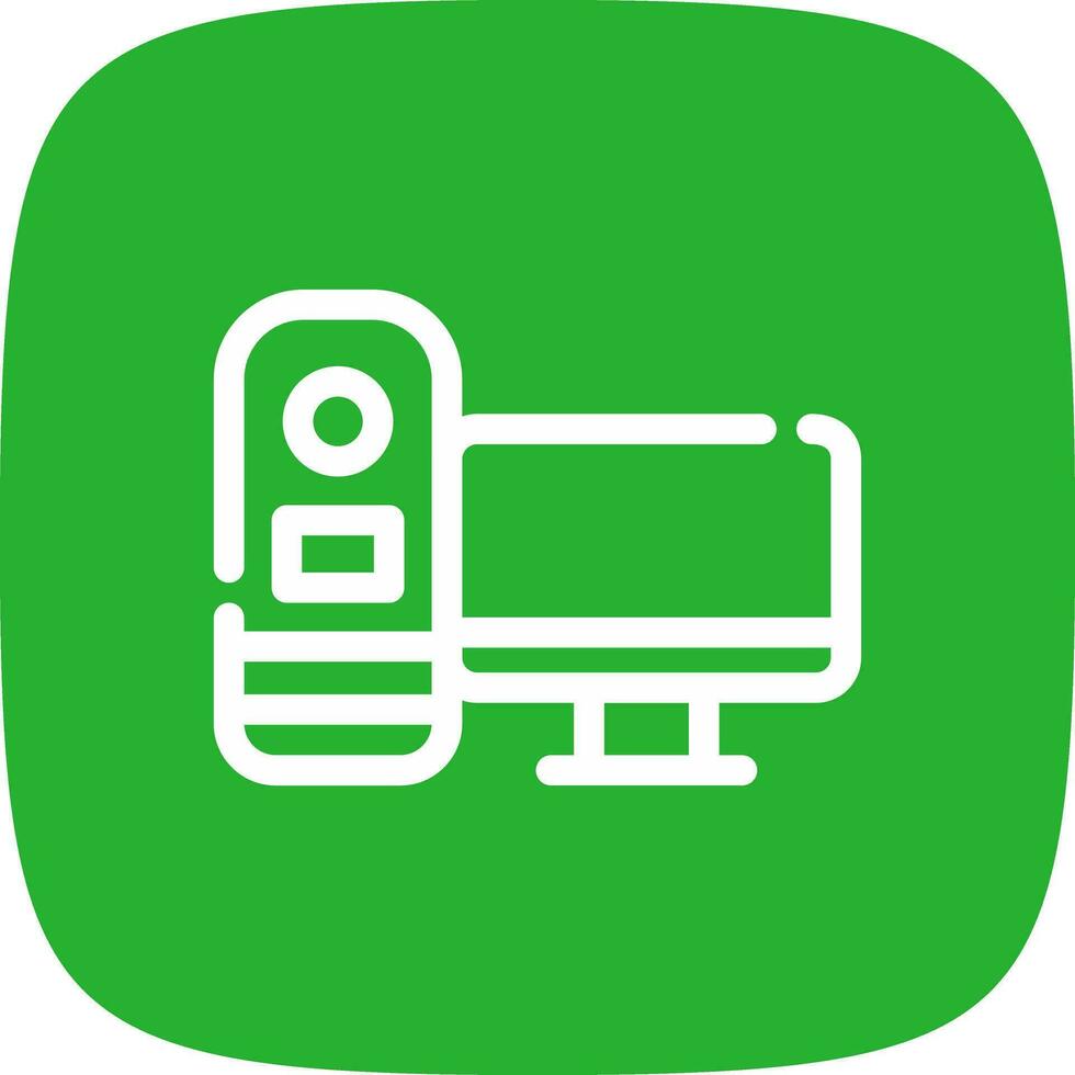 Gaming Pc Creative Icon Design vector