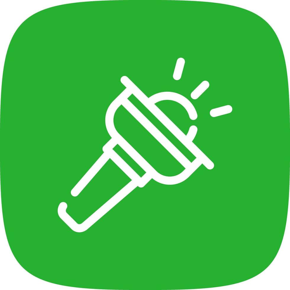 Flashlight Creative Icon Design vector