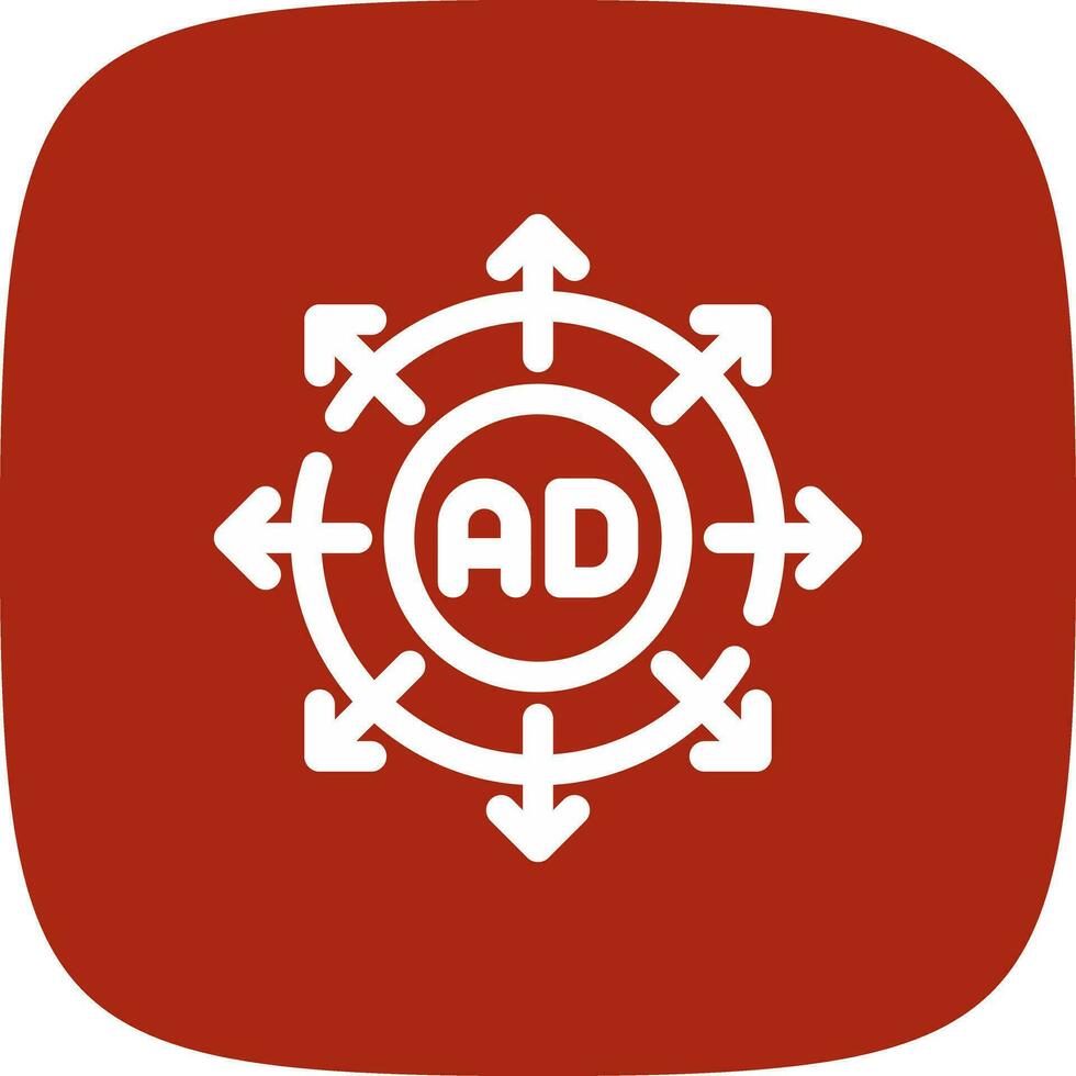 Advertising Submission Creative Icon Design vector