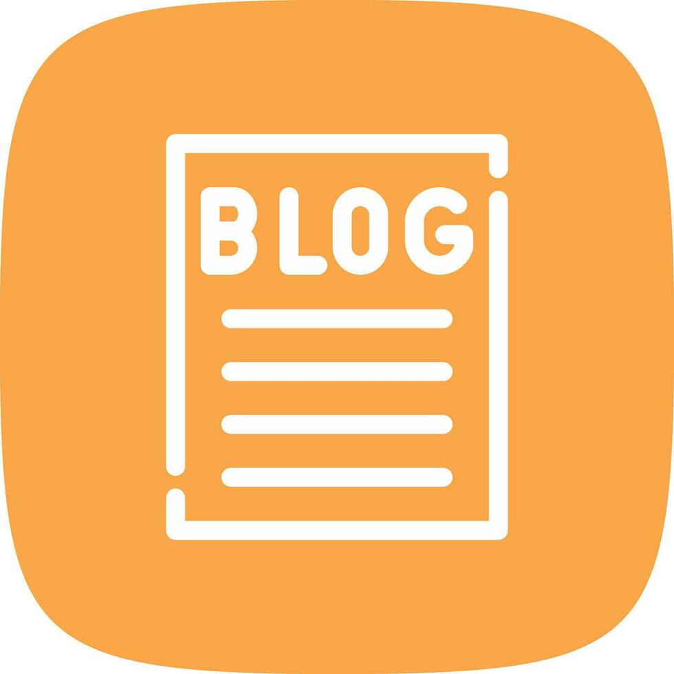 Blogging Creative Icon Design vector