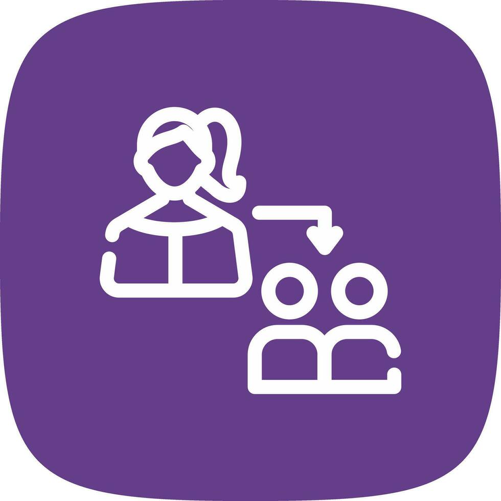 Coaching Creative Icon Design vector