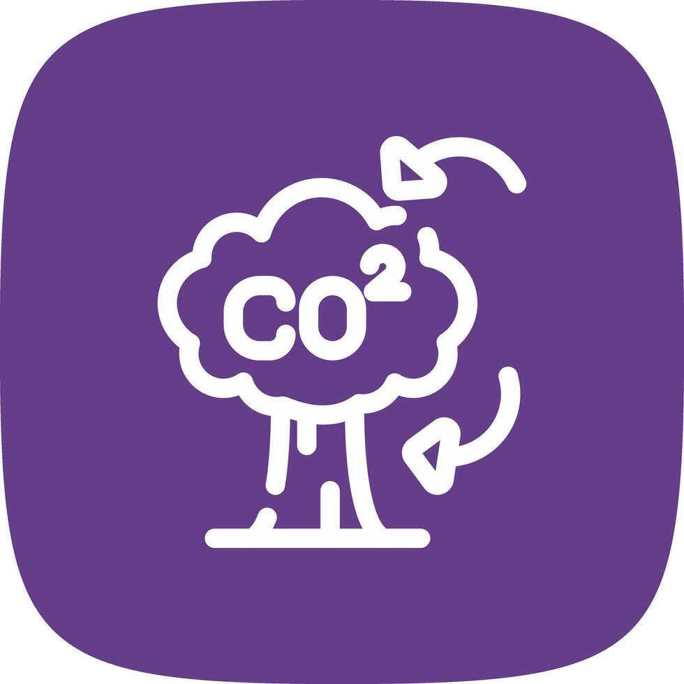 CO2 Creative Icon Design vector