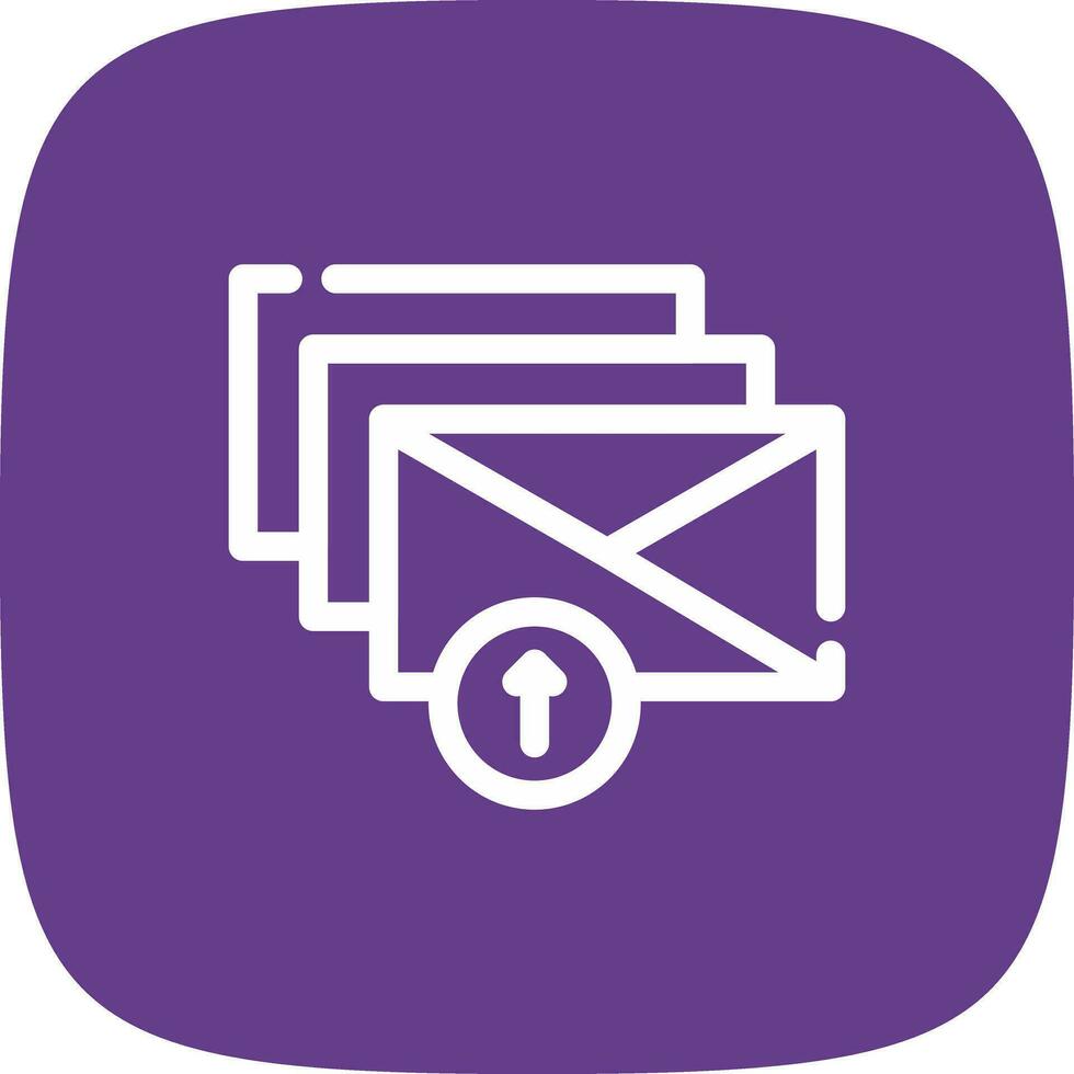 Email Blasts Creative Icon Design vector