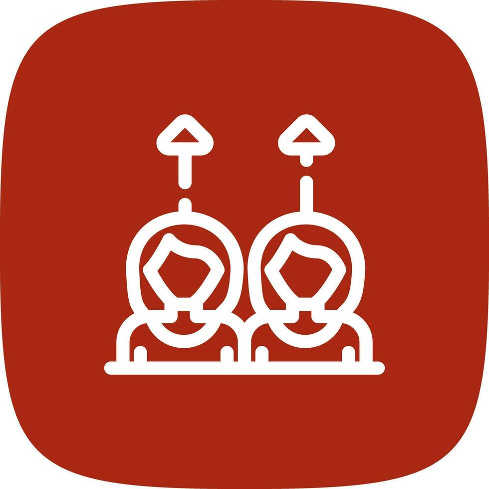 Same Approach Creative Icon Design vector