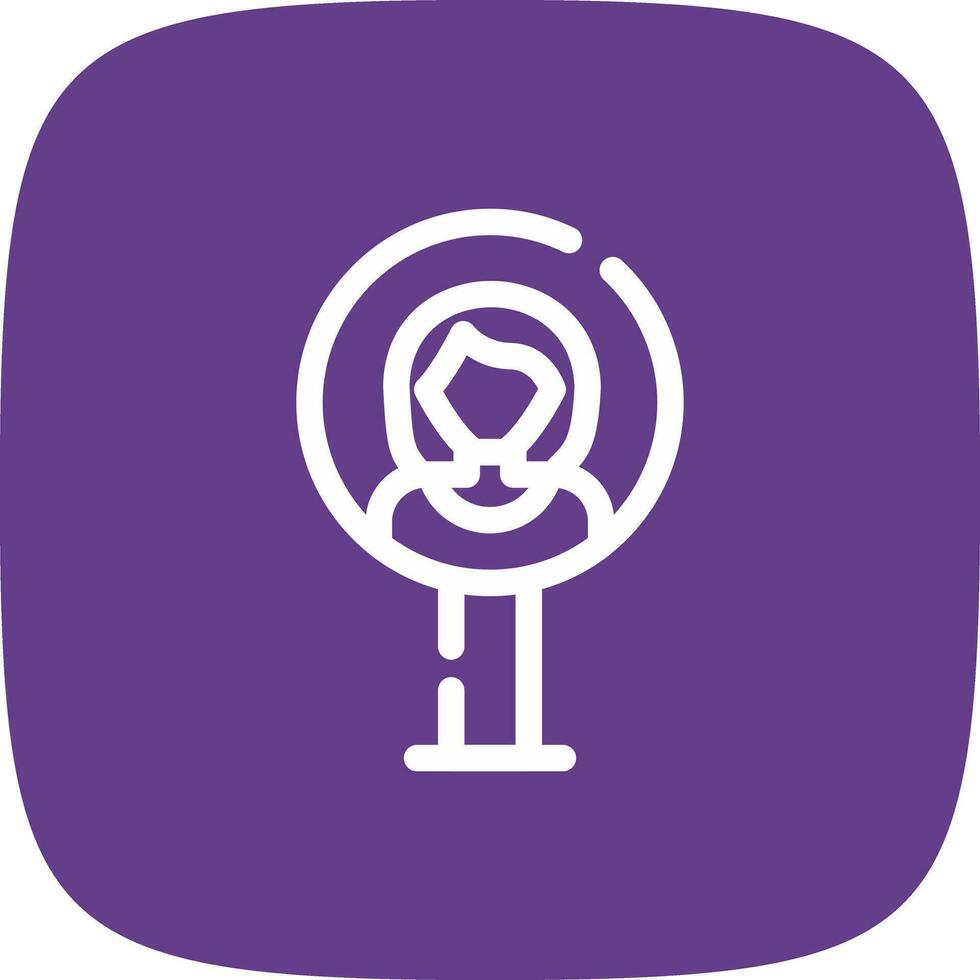 User Placeholder Creative Icon Design vector
