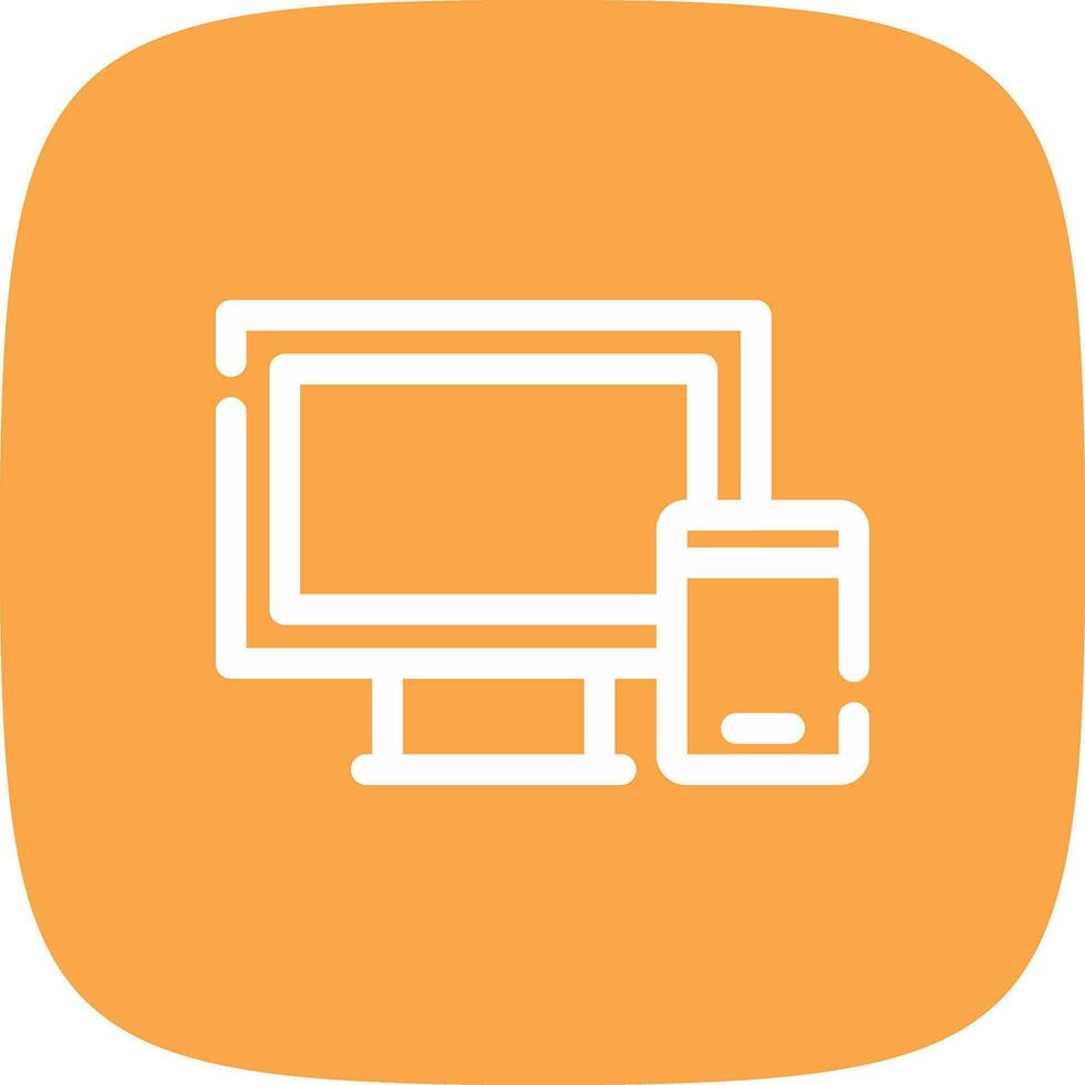 Responsive Web Design Creative Icon Design vector