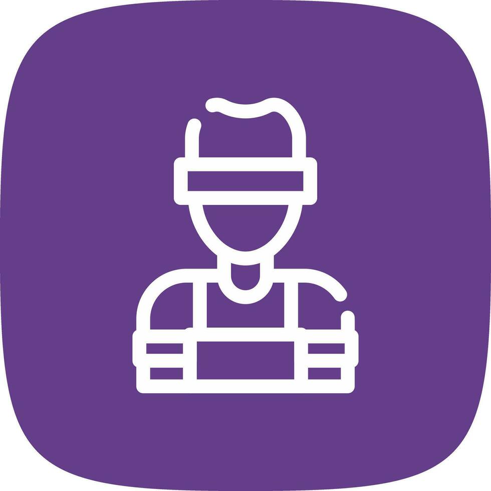 Farmer Male Creative Icon Design vector