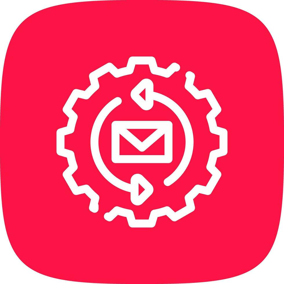 Marketing Automation Creative Icon Design vector