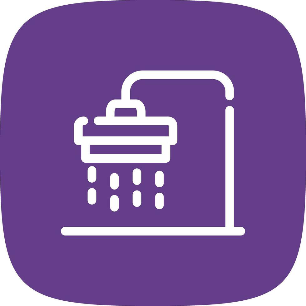 Shower Creative Icon Design vector