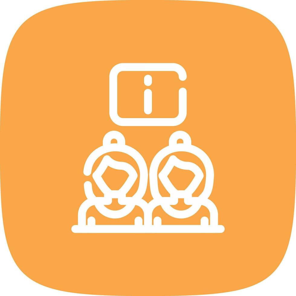 Internal Meeting Creative Icon Design vector