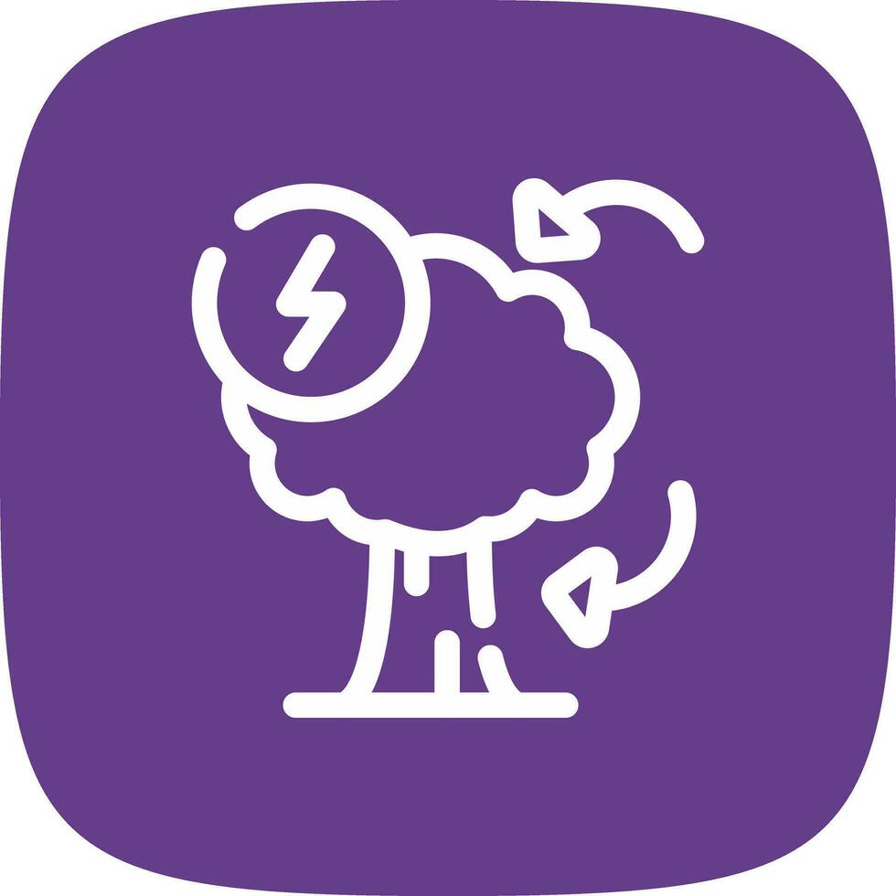 Eco Electricity Creative Icon Design vector
