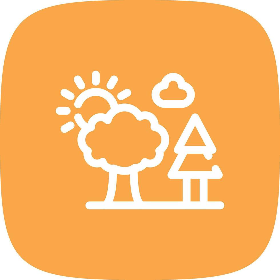 Trees Creative Icon Design vector