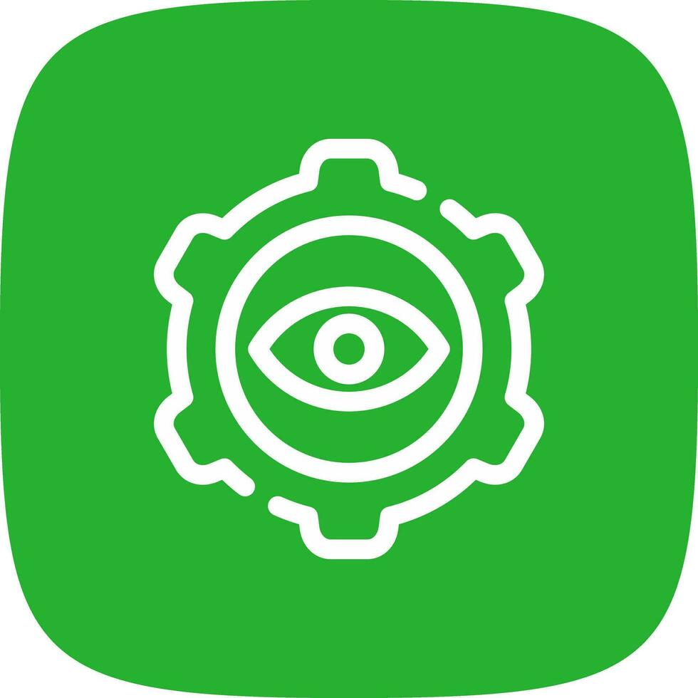 Eye Setting Creative Icon Design vector