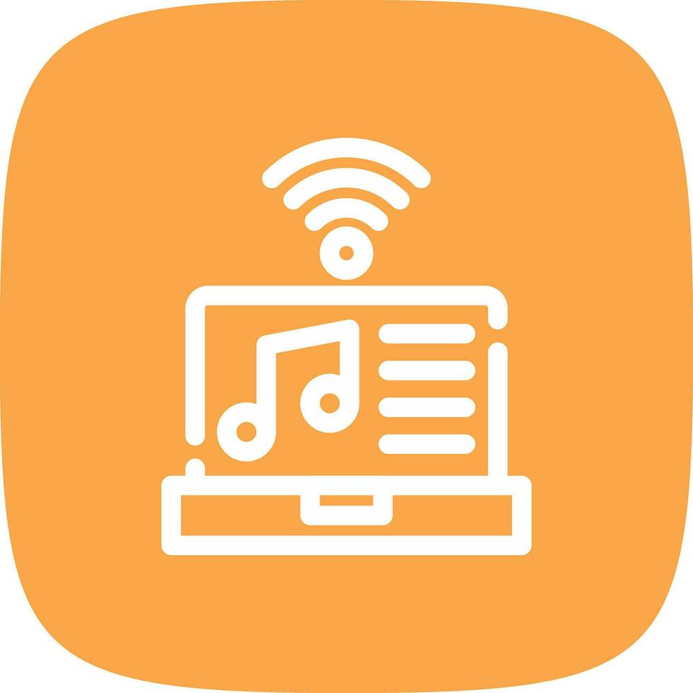 Smart Music Column Creative Icon Design vector