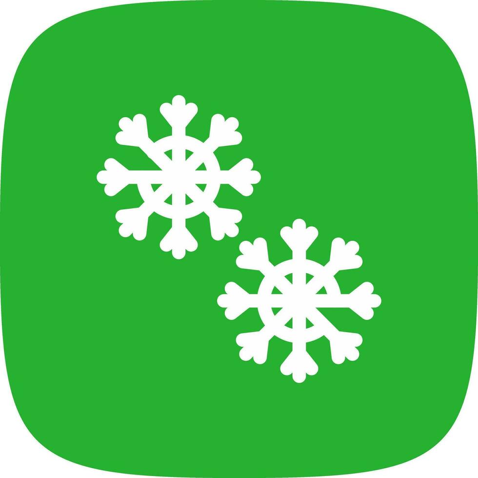 diseño de icono creativo de copo de nieve vector