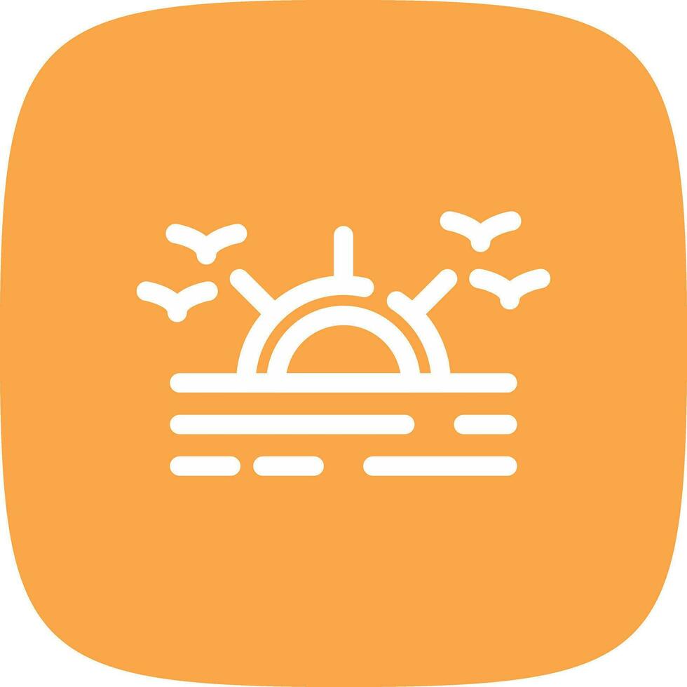 Sunrise Creative Icon Design vector