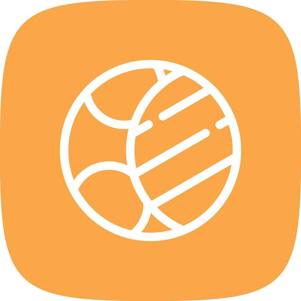 Waxing Moon Creative Icon Design vector