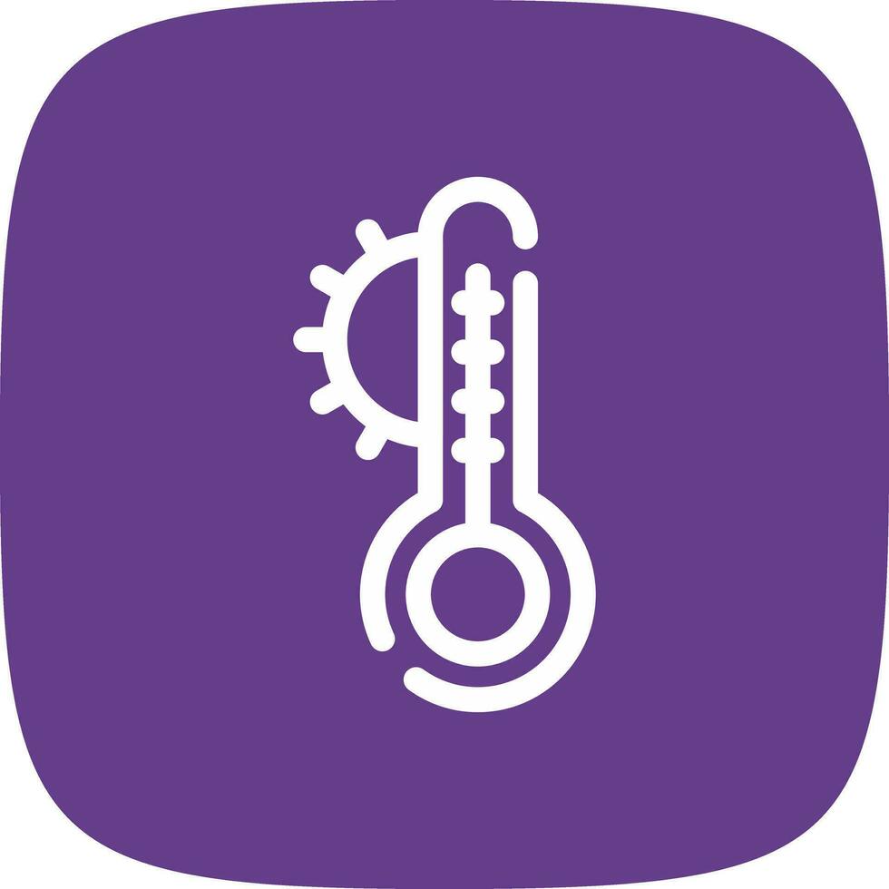 Temperature Creative Icon Design vector