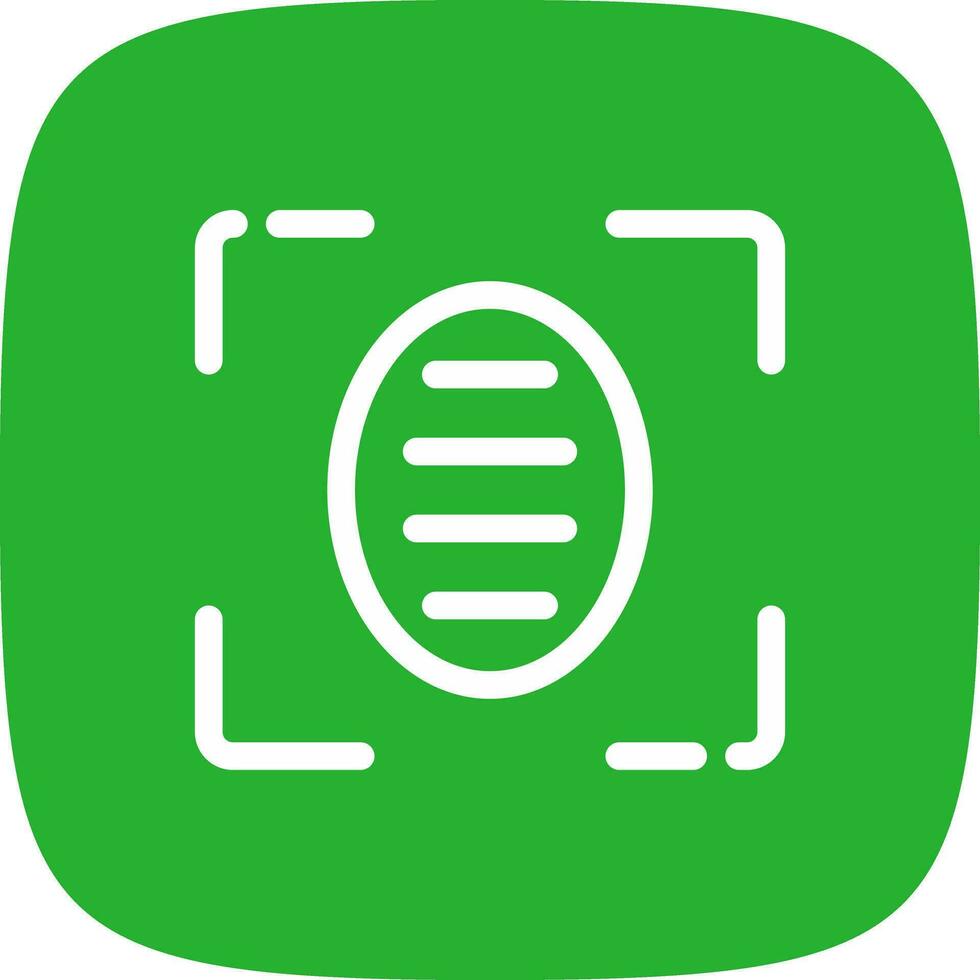 Biometrics Creative Icon Design vector