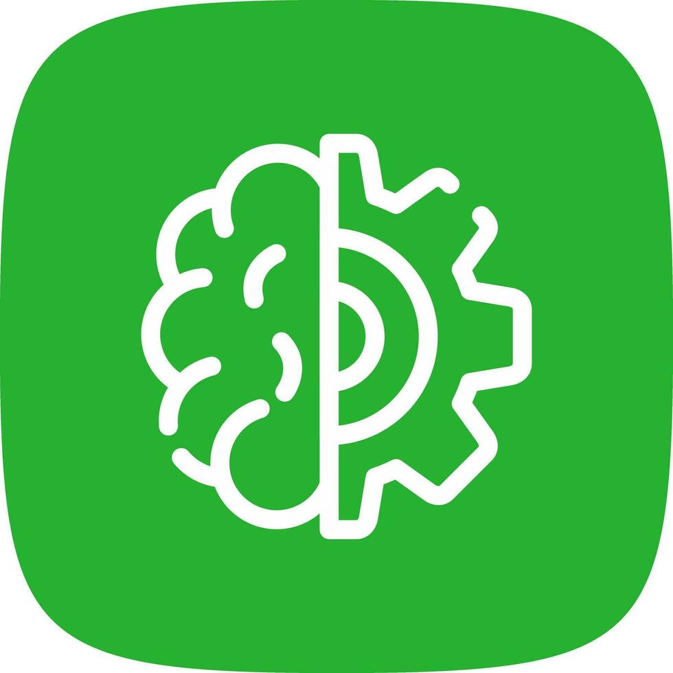 Deep Learning Creative Icon Design vector