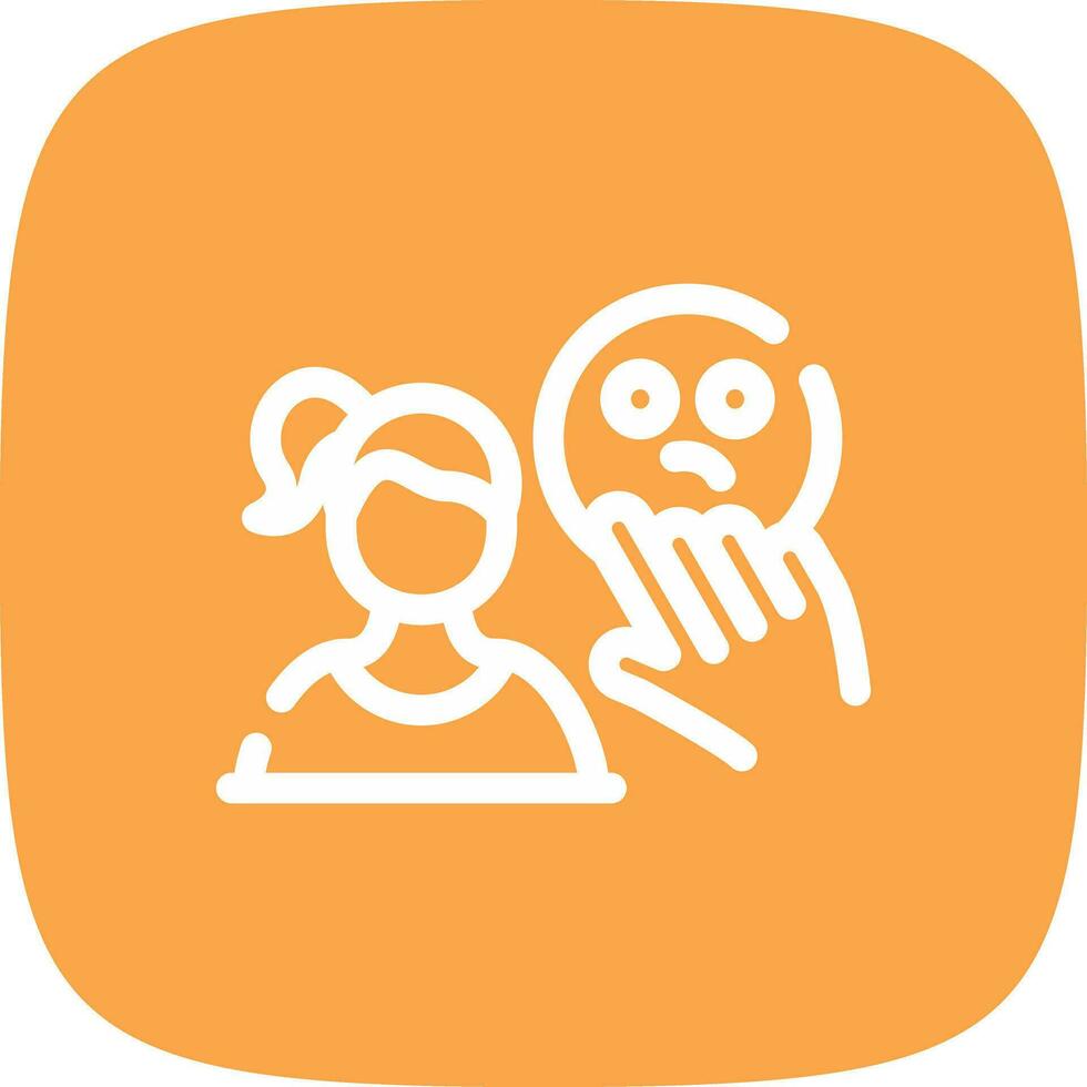 Interested Creative Icon Design vector