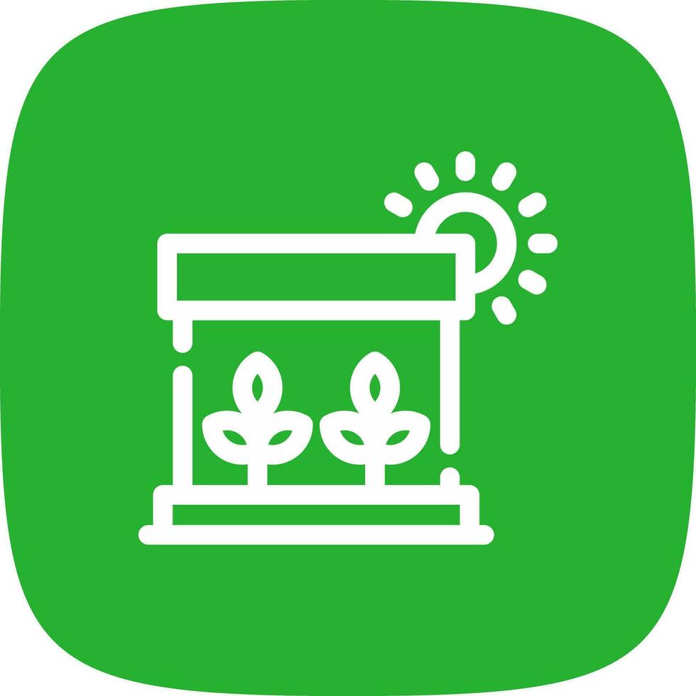 Hydroponic Technology Creative Icon Design vector