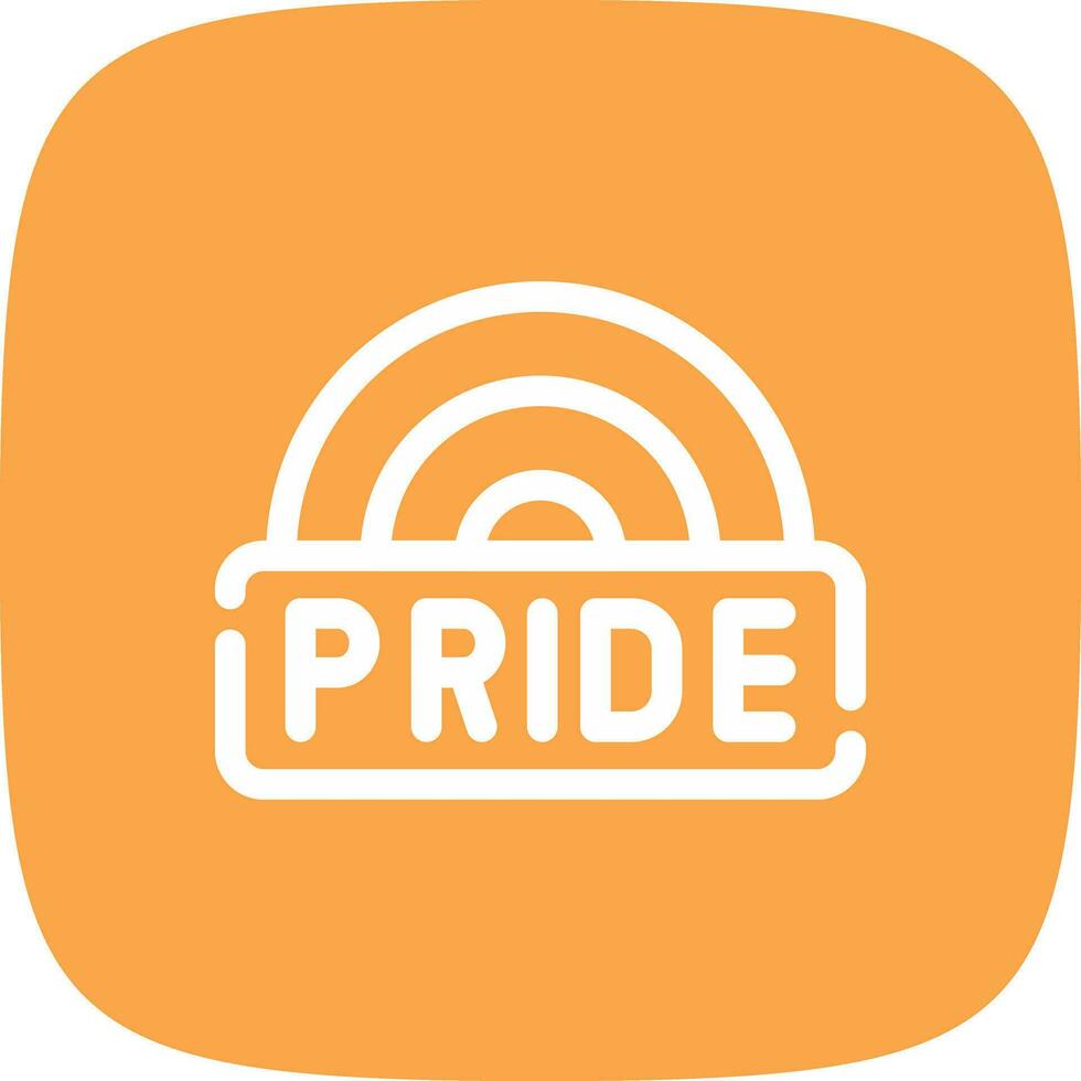 Pride Creative Icon Design vector