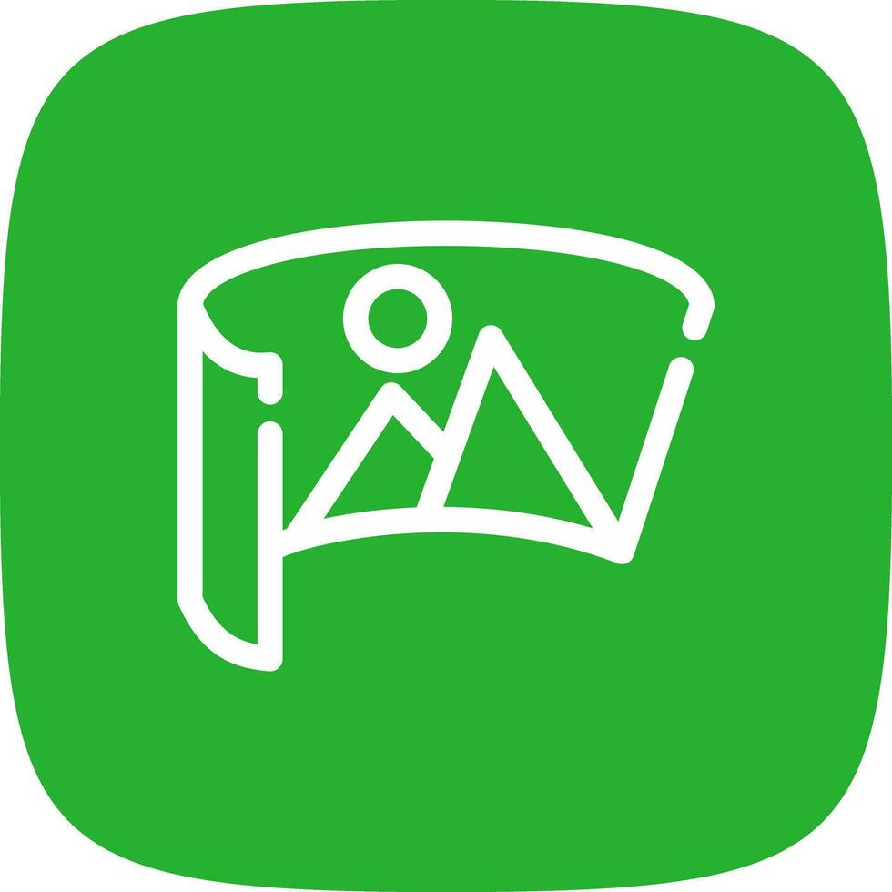 Virtual Museum Tour Creative Icon Design vector