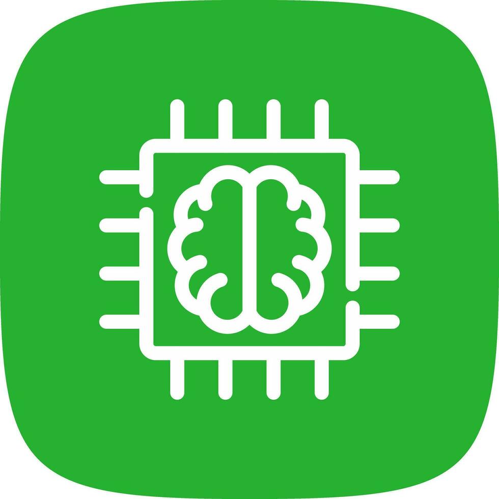 Super Brain Creative Icon Design vector