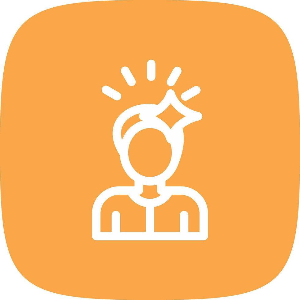 Suffering Creative Icon Design vector