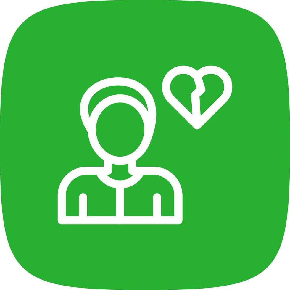 Alone Creative Icon Design vector