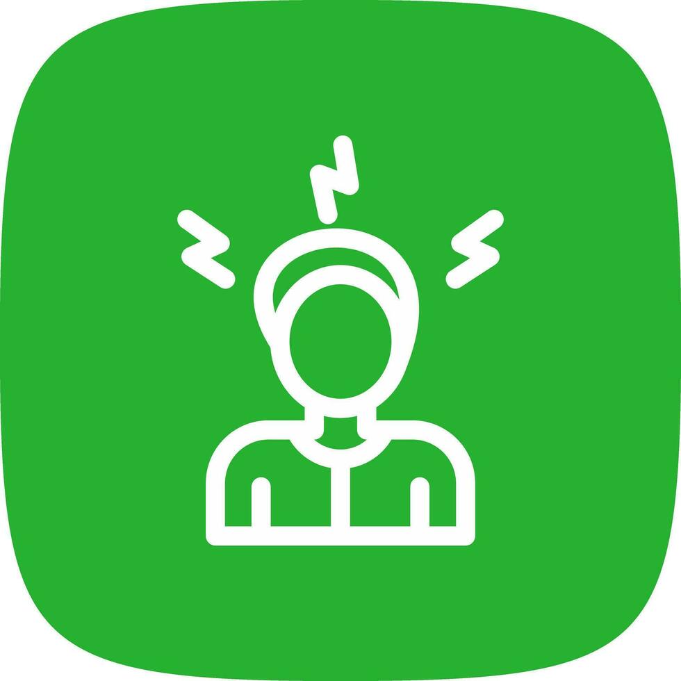 Stress Creative Icon Design vector