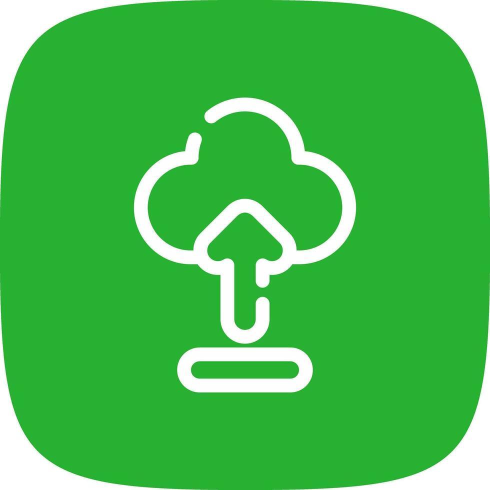 Upload Creative Icon Design vector