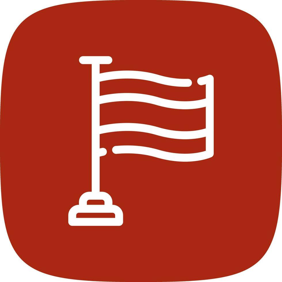 Flag Creative Icon Design vector