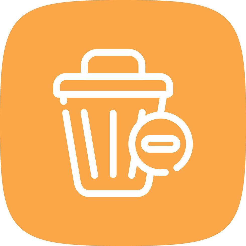 Delete Creative Icon Design vector